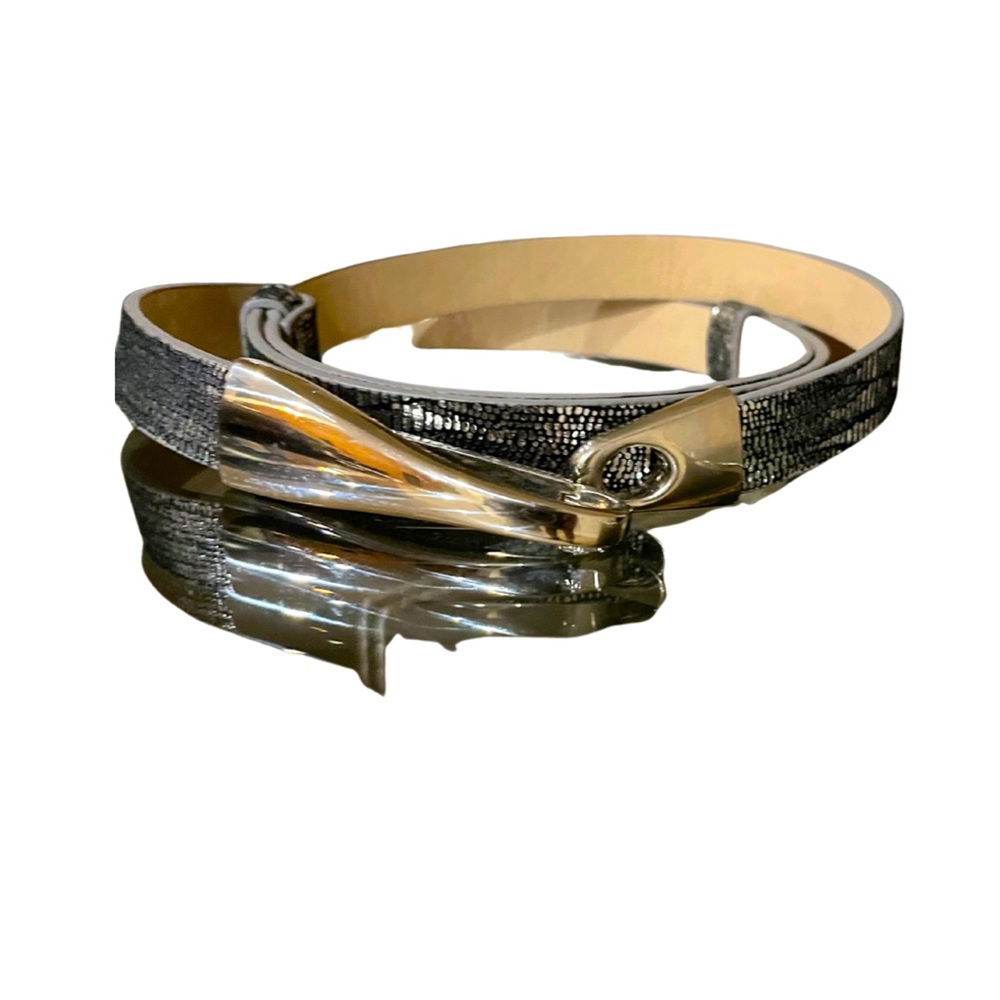 Leather Silver Belt